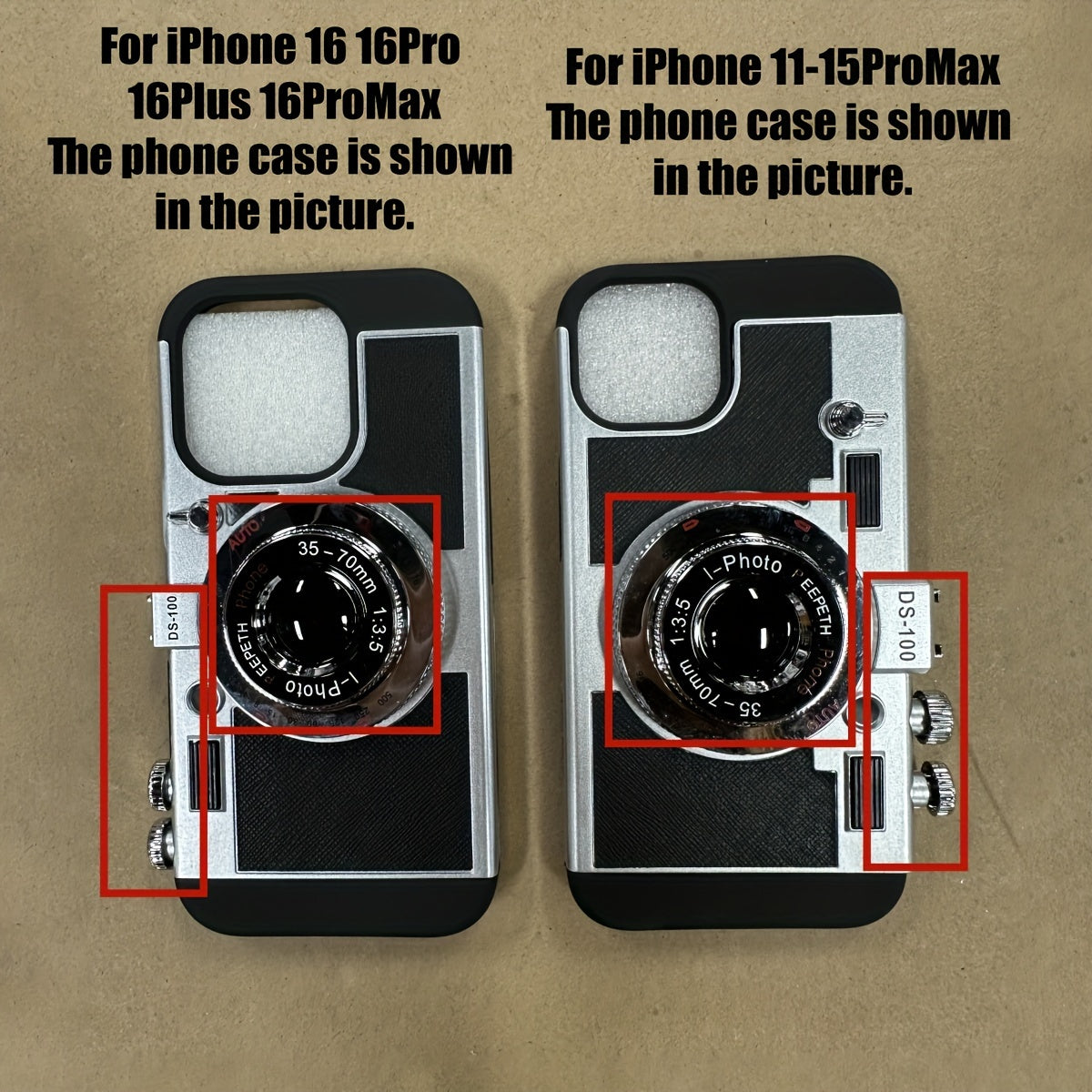 Fashion Crossbody Strap 3D Camera Phone Case for iPhone 16 15 Pro 14 Plus 11 13 12 Pro Max Cover Cute Soft Protective Cases